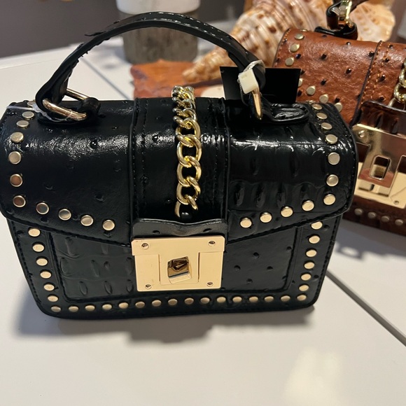 Vegan bags hotlist made from plant leather color black brown pink - Picture 5 of 12